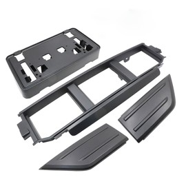 GXARTS 4PCS Black Front Bumper Cover Lower Grille Trim Bracket ML3Z17B968BB Compatible with Ford F150 2021 2022 2023