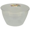 Just Pudding Basins Plastic Pudding Basin with Lid Large Clear