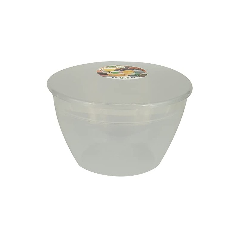 Just Pudding Basins Plastic Pudding Basin with Lid Large Clear