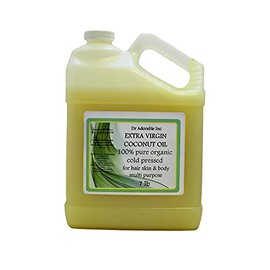 Dr Adorable - 7 lb - Coconut Extra Virgin Oil - 100% Pure Natural Organic Cold Pressed
