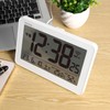 MAG W-787 WH Digital Wireless LAN Clock, Synchronizes Time with