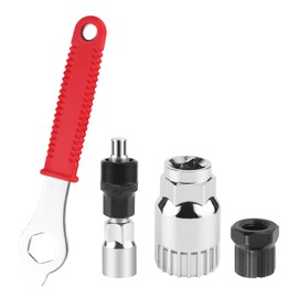 YiliYa Bicycle Crank Puller and Bottom Bracket Tool, Crank Puller Tools with 16 mm Key Bicycle Bottom Bracket Remover Set for Disassembly of Bicycle Cranks