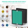 2 Pack Upgraded Airmega 150 Filter Replacement Compatible with Coway
