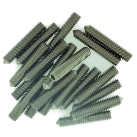 M6 (6mm x 20mm) Hex Socket Grub Screw (Cone Point) - Stainless Steel (A2) (Pack of 20)