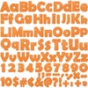 Qyeahkj 260Pcs Glitter Orange Bulletin Board Letters for Classroom 4”