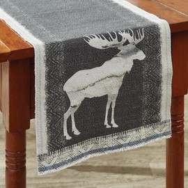 Park Designs Into The Woods Moose Table Runner 13" X 54"