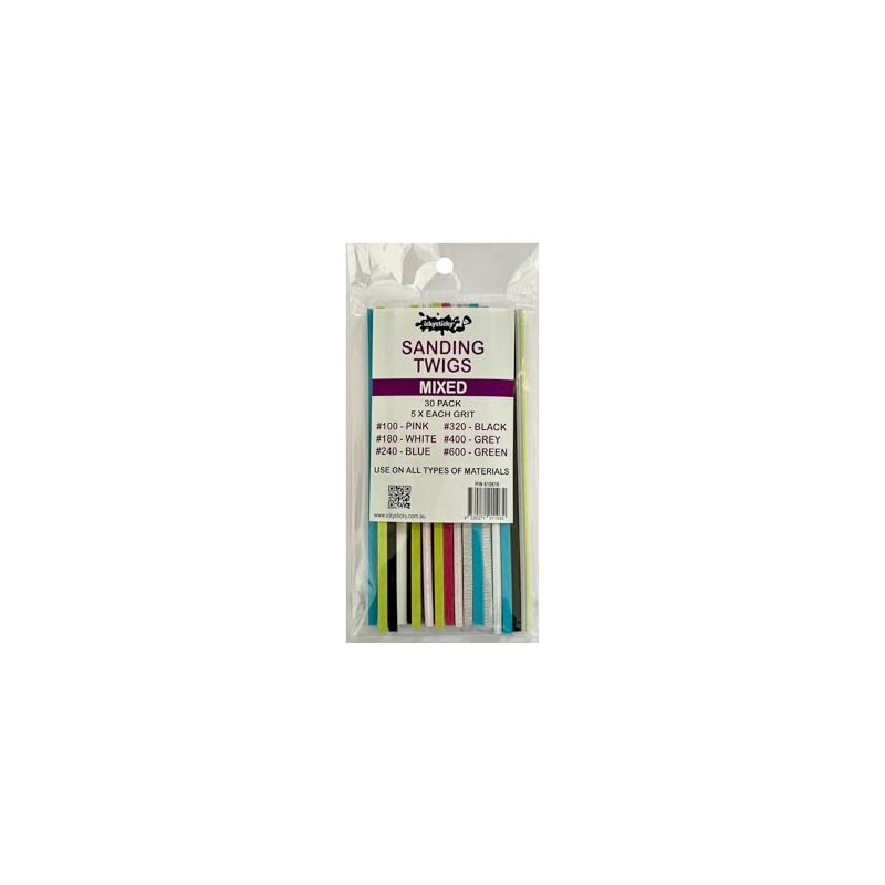 ICKYSTICKY Mixed Grits Sanding Twigs or Sticks Ideal for Woodworking
