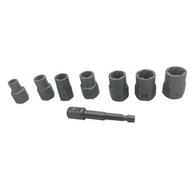 Daiilg Nut & Bolt Extractor Set Socket Screw Nut Extractor Remover Socket Tool Automotive Supplies