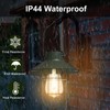 pearlstar Solar Lanterns Outdoor Metal Solar Powered Hanging Lights Waterproof