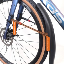 NELboNs Bike Fender for Mountain Bike Adjustable Widened Design Aluminum Alloy Telescopic Bicycle Mudguard Universal Front/Rear Mud Guard for 26"/27.5"/29" MTB Gravel City Bicycle