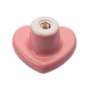 NAKUPENDA Pack of 6 Furniture Knobs Heart Shape Ceramic Cabinet