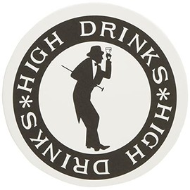 Nagao 221101 Showa Modern Paper Coasters Gentleman Pattern, 100 Sheets