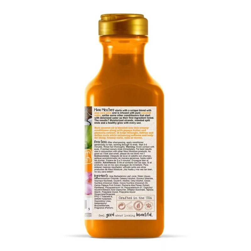 Maui Moisture Acondicionador Maui Moisture Coconut Oil 385ml