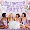 Slumber Party Decorations Purple Sleepover Party Supplies for Girls Moon