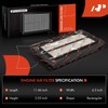 A-Premium 2-PC Engine Air Filter Compatible with Genesis GV70 2022
