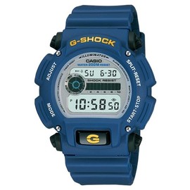 CASIO DW9052-2 Mens Blue Digital Watch with Blue Band