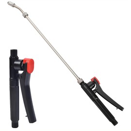 VANPET Pump Action Pressure Sprayer Wand, Greenwood Backpack Sprayer Parts, 29 Inches Stainless Steel Sprayer Wand with Shut off Valve (Pump Action Pressure Sprayer Wand)