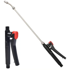 VANPET Pump Action Pressure Sprayer Wand, Greenwood Backpack Sprayer Parts, 29 Inches Stainless Steel Sprayer Wand with Shut off Valve (Pump Action Pressure Sprayer Wand)