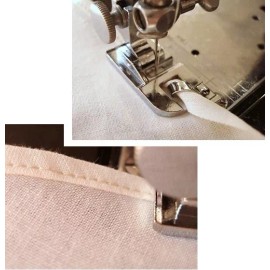 For Janome 4mm Fabric Edge Hemmer Hem Presser Foot Attachment for Janome Sewing Machine