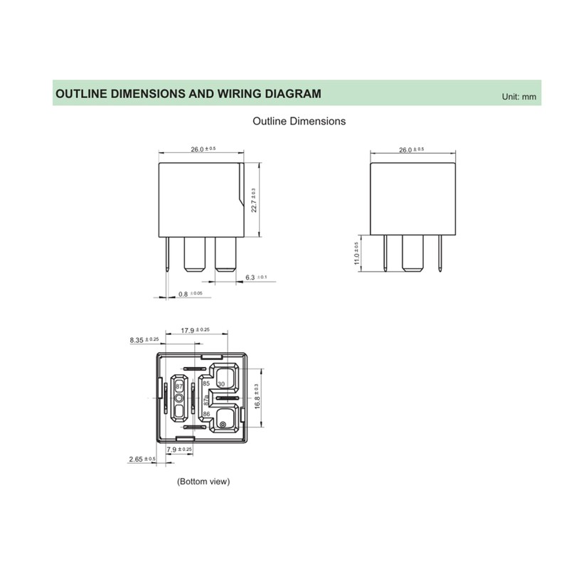 Relay HFV15 12-Z1TJ-R 12V 40A 5Pins Plug in