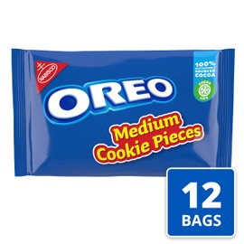 OREO Medium Cookie Pieces, 12 - 16 oz Bags