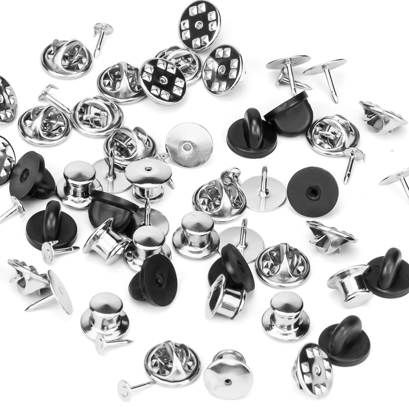 70 Pieces Pin Backs Locking Pin Keepers Locking Clasp Pin