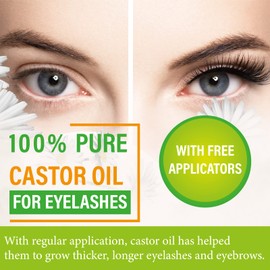 SUPREMELY Supremely Cold Pressed Pure Castor Oil 500ml 100% Natural Vegan Hexane-Free for Hair Growth and Eyelashes Eyebrows, Softer Skin and Face Nails Beard Body