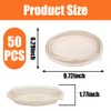 JBESUHI 50 Pack 27oz Oval Compostable Paper Bowls with 50