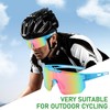 Hshenjhu Sports Sunglasses, UV400 Protection Cycling Glasses, Polarised Sunglasses, Men's