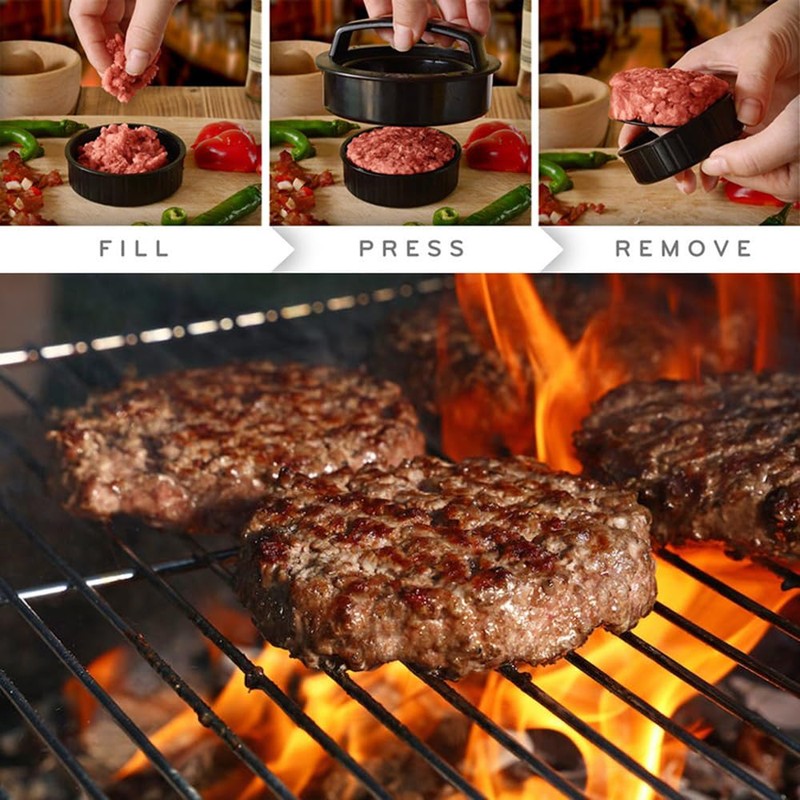 Leden Burger Press Hamburger Press Patty Maker for BBQ Grill