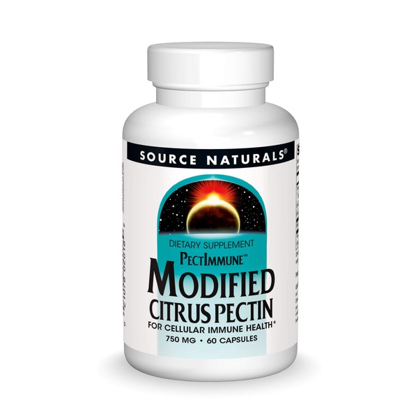 Source Naturals PectImmune Modified Citrus Pectin, 750mg - 60 Capsules