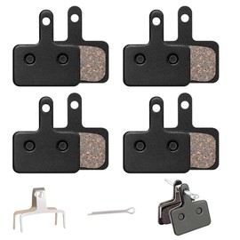 MUNZE 4 Paar Bremsbeläge, Fahrrad Radfahren Scheibenbremsbeläge, Harz Halbmetallisch Ersatz, Mtb Fahrrad Bremsbeläge Scheibenbremse, Passend Für Die Meisten Mountainbikes Und Fahrräder.