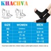 KHACHVA 3Pairs Foot & Ankle Brace Socks for Sprained,Foot Neuropathy