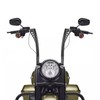WSays Gloss Black 10" Rise Ape Hangers Handlebar 1-1/4" Diameter