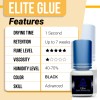 FORABELI ELITE Eyelash Extension Glue -Fast Dry Time /Professional Lash