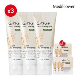 곡물 페이셜 클렌징폼 150mlx3개+파우치5매 Grain Facial Cleansing Foam 150ml x 3 + 5 Pouches