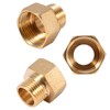 Honiwu Brass Water Pipe Fitting, 3/4 BSPT Female to 1/2
