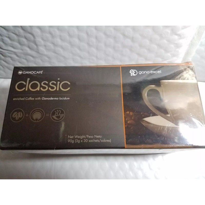 GANOCAFE CLASSIC WITH GANODERMA EXTRACT 30 SACHETS 06/2025 NEW