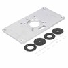 Trimming Flip Board Aluminum Alloy Woodworking Router Table Insert Plate