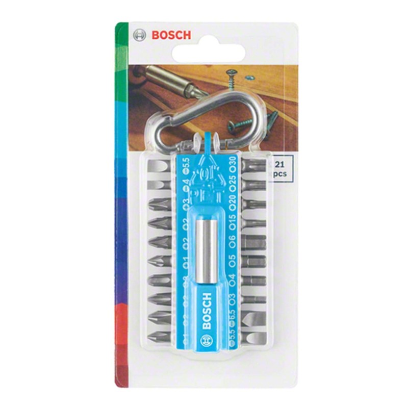 Bosch 2607002822 21 Piece Driver Bit Set (Blue)
