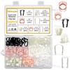 Shineyoo Fuel Line Retainer Clips 160PCS, 3/8 & 5/16 Fuel