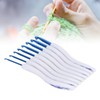 8pcs Crochet Hooks Curved Soft Handle Comfortable Portable Knitting Tool