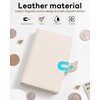 GooodiderX RFID Blocking Passport Holder with AirTag Slot, Beige