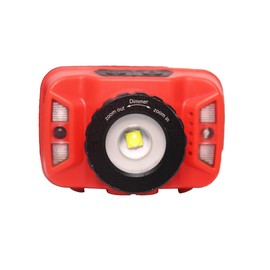 K Tool International 73365 LED Headlamp Work Light for Garages, Repair Shops, and DIY, Rechargeable, 260 Lumens, 180 Degree Rotation, IP65 Water Resistance, Magnetic Base, 2 Modes, 1800 MAH Battery