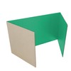 Flipside Products 18”x 48” Green Study Carrel, Privacy Boards, Student