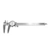 PAULIMOT Vernier Calliper with Clock 0-200 mm Rust-Proof Stainless Steel