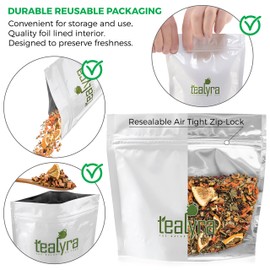 Tealyra - Orange Lemonade - Hibiscus - Eucalyptus - Lemongrass - Herbal Fruity Loose Leaf Tea Blend - VitaminsRich - Boost Immune System- 100% Natural – Hot and Iced - Caffeine-Free - 220g (8-ounce)