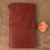 Hilitand Cuaderno de viajeros, 5 Colores, clásico, de Piel sintética,