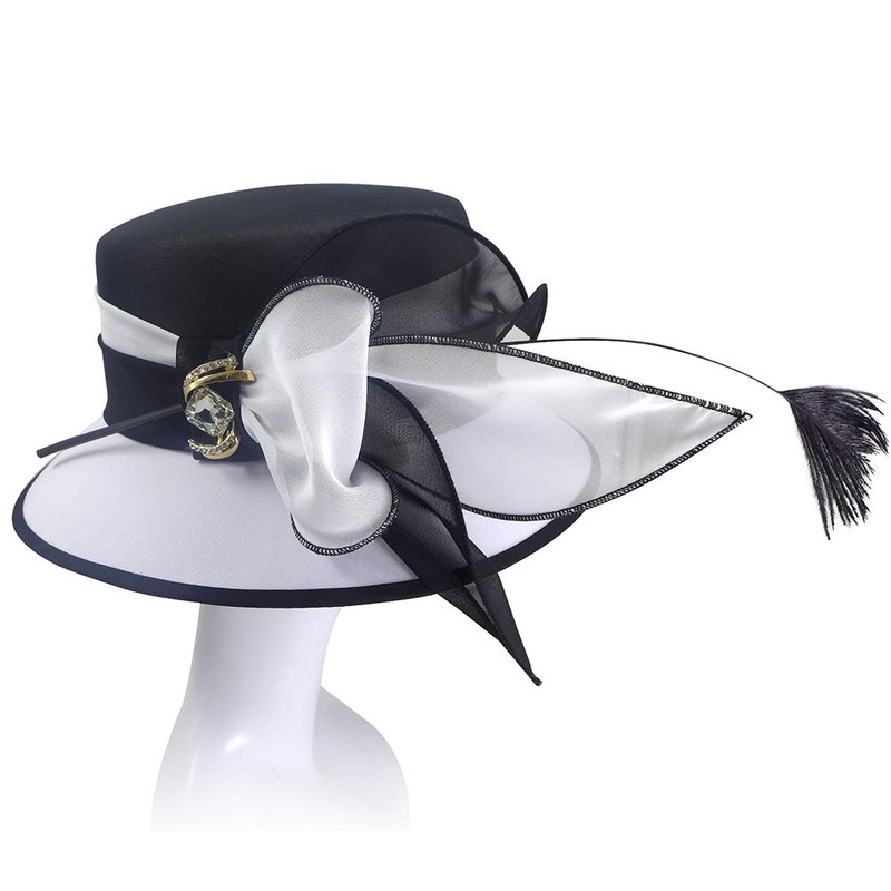 June's Young Women Church Hats Formal Dress Derby Hats with