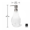 Umbra Droplet Soap Pump, Clear